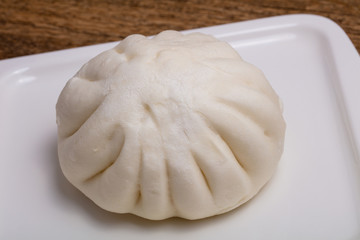 Asian traditional steamed bun