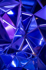 Blue Geometric Background Pattern