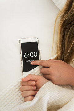 Morning Alarm On Mobile Phone