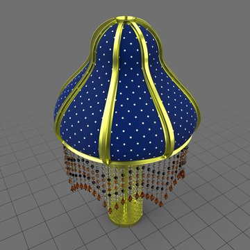 Moroccan dotted table lamp