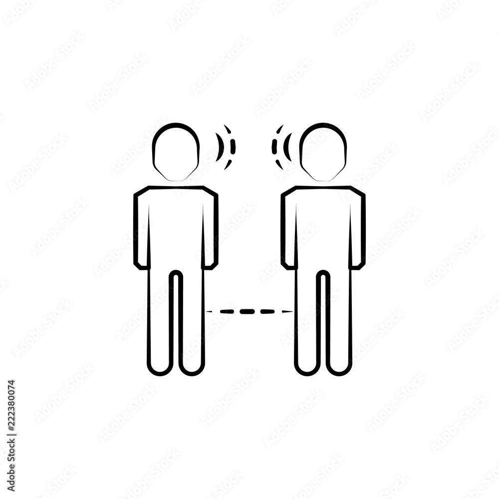 Poster telepathy icon. element of mad science icon for mobile concept and web apps. hand drawn telepathy ic