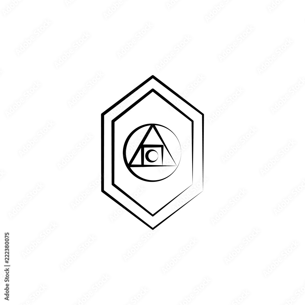 Poster philosophers icon. element of mad science icon for mobile concept and web apps. hand drawn philosoph
