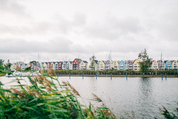 Fototapeta premium Stürmische Impressionen vom Ryck in Greifswald