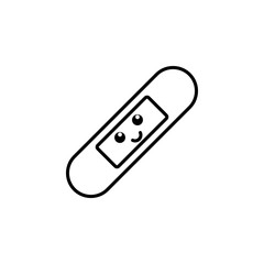 Soft band icon. Element of blood donation icon for mobile concept and web apps. Thin line Soft band icon can be used for web and mobile