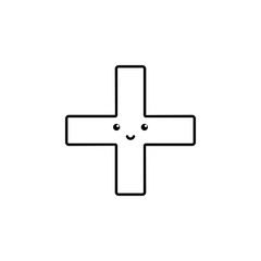 Hospital icon. Element of blood donation icon for mobile concept and web apps. Thin line Hospital icon can be used for web and mobile