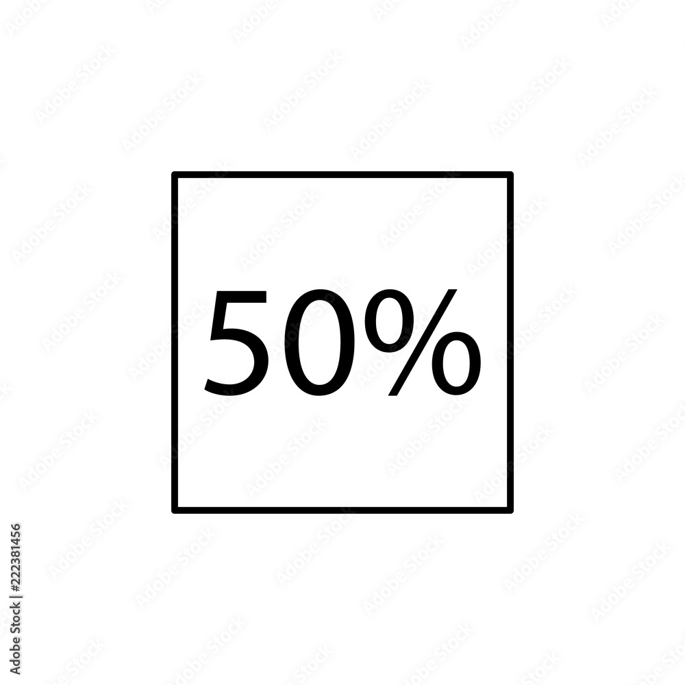 Poster data percentage icon. element of online and web for mobile concept and web apps icon. thin line icon