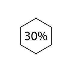 data percentage icon. Element of online and web for mobile concept and web apps icon. Thin line icon for website design and development, app development. Premium icon