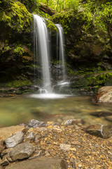 Grotto Falls Waterfall