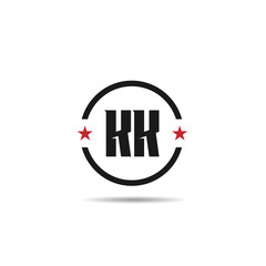 Initial Letter KK Logo Template Design