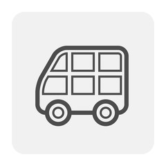 bus icon black