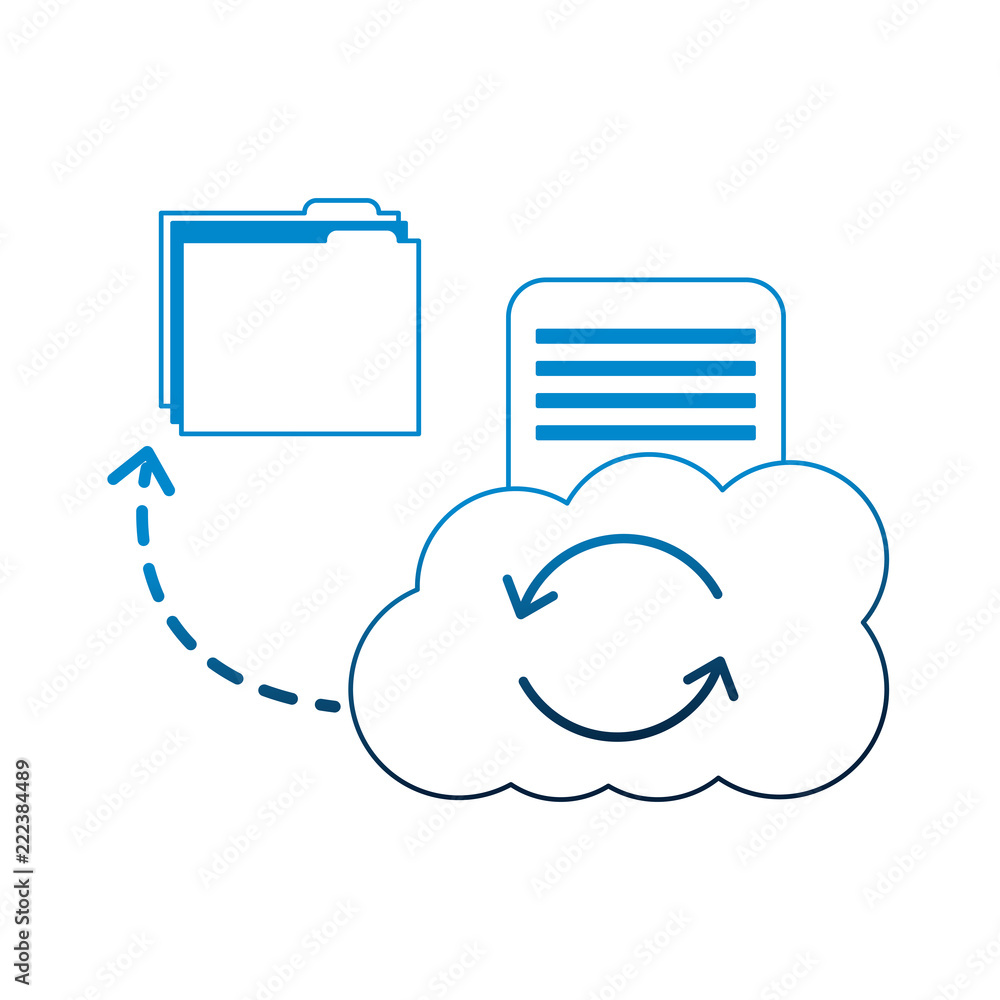Poster cloud computing reload folder file data document sharing