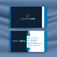 Naklejka na ściany i meble professional blue business card template