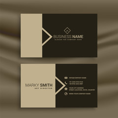 business card design in minimal style