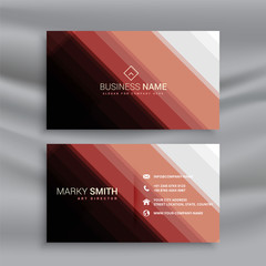 geometric business card design template