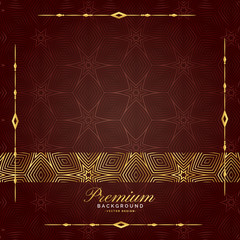 beautiful golden luxury pattern premium background