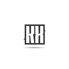 Initial Letter KX Logo Template Design