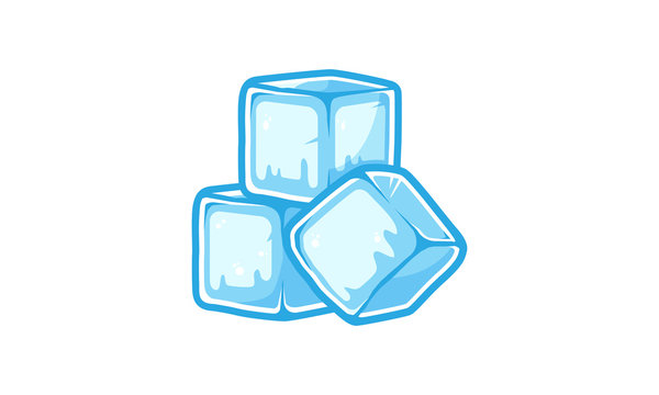 Ice Cubes Vector