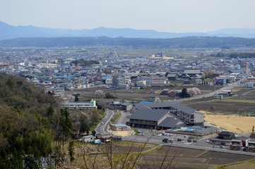 太郎坊宮からの眺め