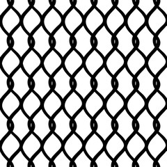 Fototapeta premium Black and White Seamless Ethnic Pattern. Tribal
