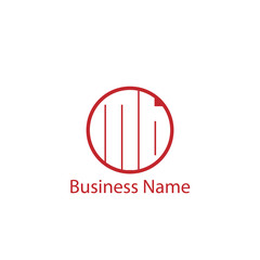 Initial Letter MB Logo Template Design