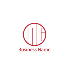 Initial Letter MC Logo Template Design