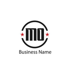 Initial Letter MO Logo Template Design