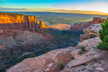 Beautiful Sunrise Hike at the Colorado National Monument in Grand Junction, Colorado