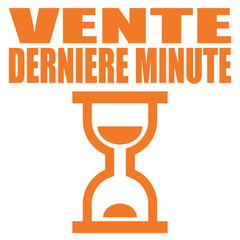 Logo vente dernière minute.