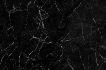 Black marble natural pattern for background, abstract natural marble black and white