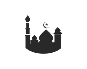 Mosque icon vector