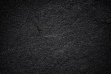 Dark grey black slate background or natural stone texture.