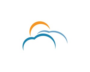 cloud logo vector
