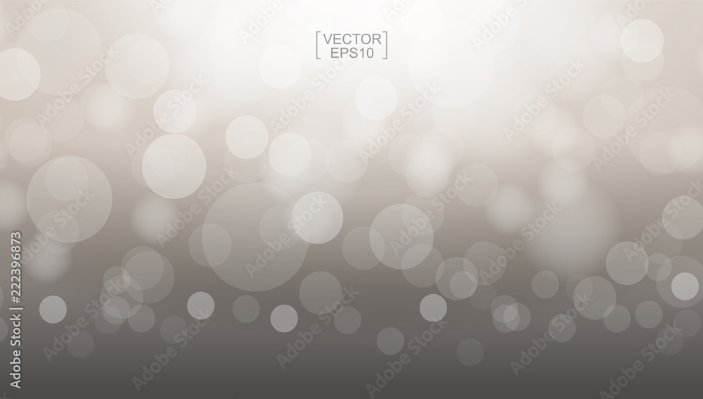Poster abstract light blurred bokeh for background. beautiful bokeh background with light effect. vector.