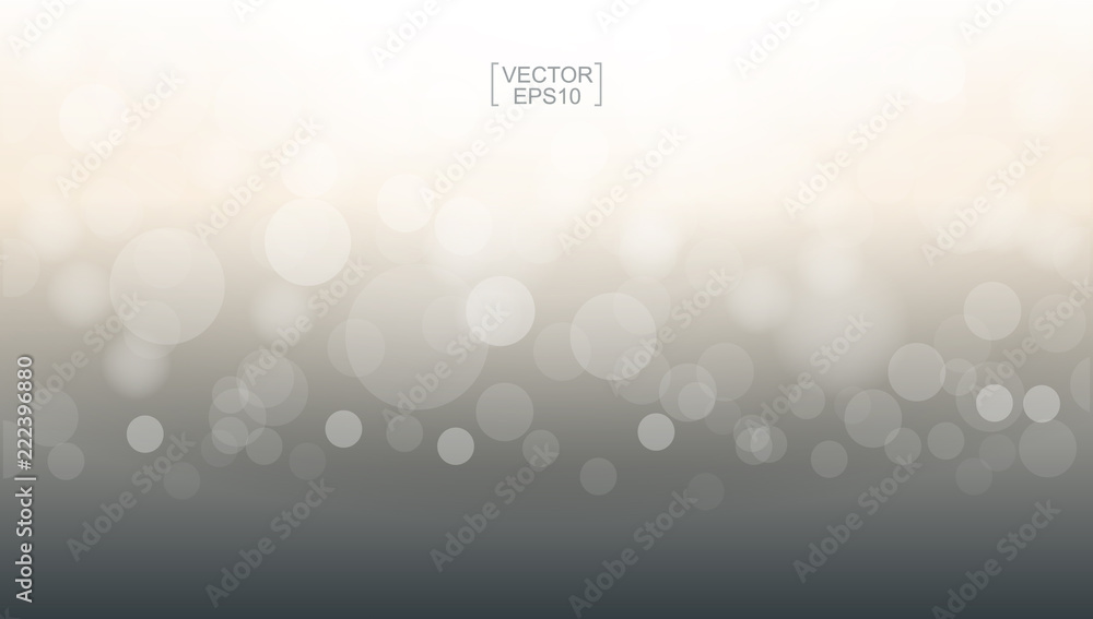 Poster abstract light blurred bokeh for background. beautiful bokeh background with light effect. vector.