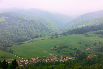 mglisty poranek w Pieninach © Janusz Lipiński