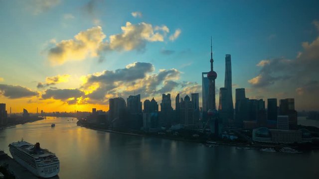 Time Lapsoe of the amazing Shanghai China skyline.