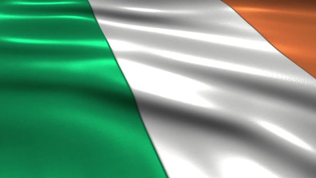 Ireland charming flag background