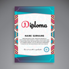 Professional Certificate Template Design