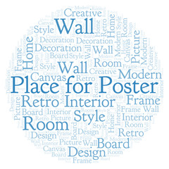 Place for Poster word cloud.