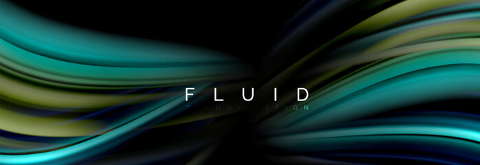 Fluid color motion concept