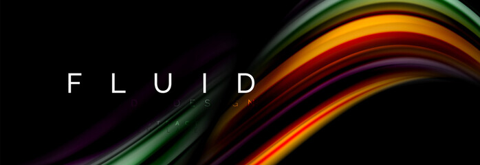 Fluid color motion concept