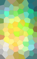 Fototapeta na wymiar Abstract illustration of Vertical yellow and blue bright Big Hexagon background, digitally generated.