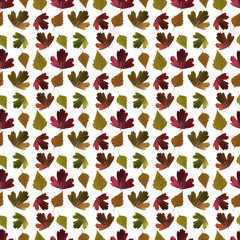 autumn leaves seamless background