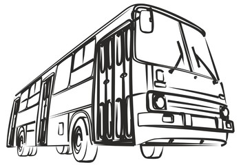 Sketch of big bus.