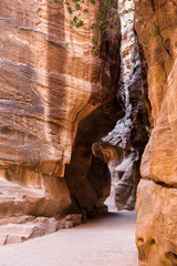 The Siq canyon, Petra, Jordan