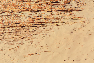 Sand pattern, natural outdoor background