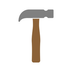 CLAW HAMMER icon. DIY symbol. Vector.