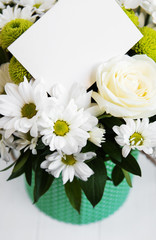 Bouquet of white flowers
