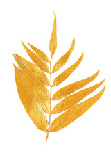 golden leaf design elements.