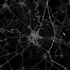 Area map of Larissa, Greece